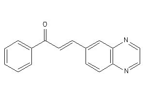 1-phenyl-3-quinoxalin-6-yl-prop-2-en-1-one