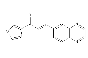 3-quinoxalin-6-yl-1-(3-thienyl)prop-2-en-1-one