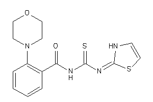 2-morpholino-N-(4-thiazolin-2-ylidenethiocarbamoyl)benzamide