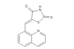 5-(8-quinolylmethylene)-2-thioxo-thiazolidin-4-one