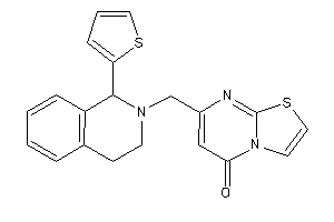 7-[[1-(2-thienyl)-3,4-dihydro-1H-isoquinolin-2-yl]methyl]thiazolo[3,2-a]pyrimidin-5-one