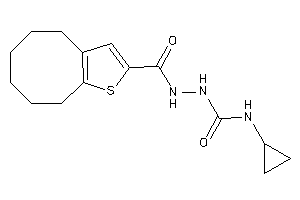 1-cyclopropyl-3-(4,5,6,7,8,9-hexahydrocycloocta[b]thiophene-2-carbonylamino)urea