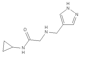 N-cyclopropyl-2-(1H-pyrazol-4-ylmethylamino)acetamide