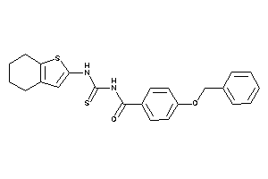 4-benzoxy-N-(4,5,6,7-tetrahydrobenzothiophen-2-ylthiocarbamoyl)benzamide