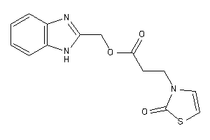 3-(2-keto-4-thiazolin-3-yl)propionic Acid 1H-benzimidazol-2-ylmethyl Ester