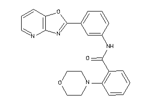 Image of 2-morpholino-N-(3-oxazolo[4,5-b]pyridin-2-ylphenyl)benzamide