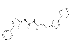 3-(5-phenyl-2-furyl)-N-[(4-phenyl-4-thiazolin-2-ylidene)thiocarbamoyl]acrylamide