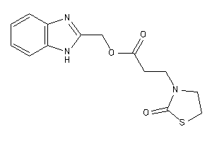 3-(2-ketothiazolidin-3-yl)propionic Acid 1H-benzimidazol-2-ylmethyl Ester