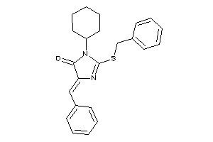5-benzal-2-(benzylthio)-3-cyclohexyl-2-imidazolin-4-one