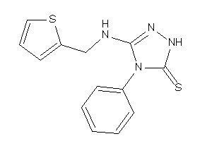 Image of 4-phenyl-3-(2-thenylamino)-1H-1,2,4-triazole-5-thione