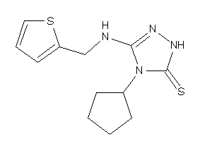 4-cyclopentyl-3-(2-thenylamino)-1H-1,2,4-triazole-5-thione