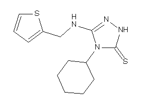 4-cyclohexyl-3-(2-thenylamino)-1H-1,2,4-triazole-5-thione