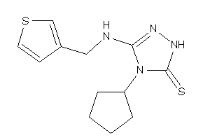 4-cyclopentyl-3-(3-thenylamino)-1H-1,2,4-triazole-5-thione