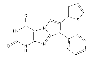 6-phenyl-7-(2-thienyl)-4H-purino[7,8-a]imidazole-1,3-quinone