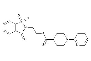 1-(2-pyridyl)isonipecot 2-(1,1,3-triketo-1,2-benzothiazol-2-yl)ethyl Ester