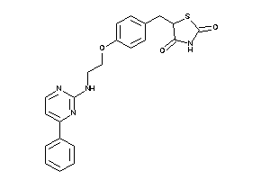 5-[4-[2-[(4-phenylpyrimidin-2-yl)amino]ethoxy]benzyl]thiazolidine-2,4-quinone