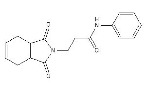 3-(1,3-diketo-3a,4,7,7a-tetrahydroisoindol-2-yl)-N-phenyl-propionamide