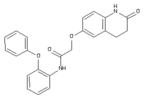 2-[(2-keto-3,4-dihydro-1H-quinolin-6-yl)oxy]-N-(2-phenoxyphenyl)acetamide