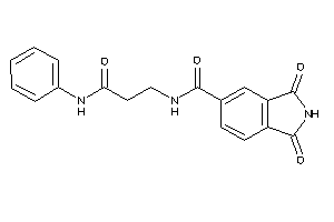 N-(3-anilino-3-keto-propyl)-1,3-diketo-isoindoline-5-carboxamide