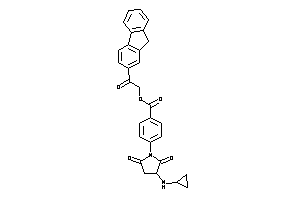 4-[3-(cyclopropylamino)-2,5-diketo-pyrrolidino]benzoic Acid [2-(9H-fluoren-2-yl)-2-keto-ethyl] Ester