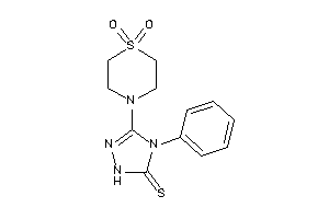 3-(1,1-diketo-1,4-thiazinan-4-yl)-4-phenyl-1H-1,2,4-triazole-5-thione