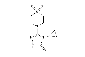 4-cyclopropyl-3-(1,1-diketo-1,4-thiazinan-4-yl)-1H-1,2,4-triazole-5-thione