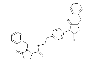 1-benzyl-N-[2-[4-(3-benzyl-2,5-diketo-pyrrolidino)phenyl]ethyl]-5-keto-pyrrolidine-2-carboxamide