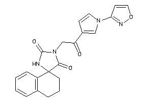 3-[2-(1-isoxazol-3-ylpyrrol-3-yl)-2-keto-ethyl]spiro[imidazolidine-5,1'-tetralin]-2,4-quinone