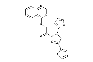 1-[5-(2-furyl)-3-(2-thienyl)-2-pyrazolin-1-yl]-2-(quinazolin-4-ylthio)ethanone