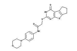 2-[(ketoBLAHyl)thio]-N-(4-morpholinophenyl)acetamide