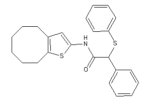 N-(4,5,6,7,8,9-hexahydrocycloocta[b]thiophen-2-yl)-2-phenyl-2-(phenylthio)acetamide