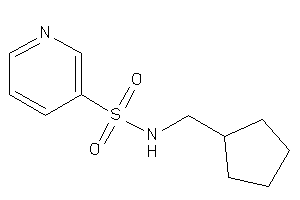 N-(cyclopentylmethyl)pyridine-3-sulfonamide