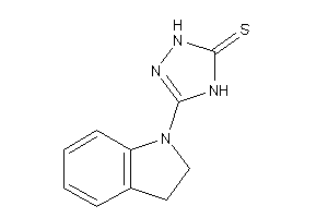 Image of 3-indolin-1-yl-1,4-dihydro-1,2,4-triazole-5-thione