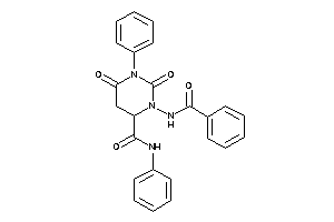 Image of 3-benzamido-2,6-diketo-N,1-diphenyl-hexahydropyrimidine-4-carboxamide