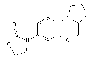 3-(2,3,3a,4-tetrahydro-1H-pyrrolo[2,1-c][1,4]benzoxazin-7-yl)oxazolidin-2-one