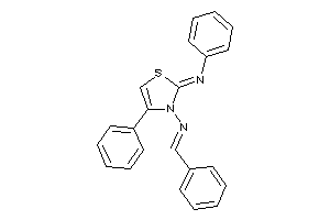 Benzal-(4-phenyl-2-phenylimino-4-thiazolin-3-yl)amine