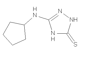 3-(cyclopentylamino)-1,4-dihydro-1,2,4-triazole-5-thione