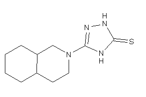 3-(3,4,4a,5,6,7,8,8a-octahydro-1H-isoquinolin-2-yl)-1,4-dihydro-1,2,4-triazole-5-thione