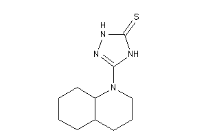 3-(3,4,4a,5,6,7,8,8a-octahydro-2H-quinolin-1-yl)-1,4-dihydro-1,2,4-triazole-5-thione