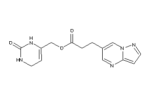 3-pyrazolo[1,5-a]pyrimidin-6-ylpropionic Acid (2-keto-3,4-dihydro-1H-pyrimidin-6-yl)methyl Ester