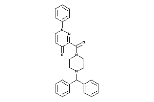 3-(4-benzhydrylpiperazine-1-carbonyl)-1-phenyl-pyridazin-4-one