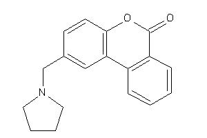 2-(pyrrolidinomethyl)benzo[c]isochromen-6-one