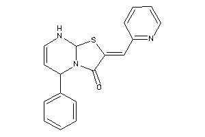 5-phenyl-2-(2-pyridylmethylene)-8,8a-dihydro-5H-thiazolo[3,2-a]pyrimidin-3-one