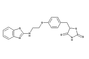 5-[4-[2-(1,3-benzoxazol-2-ylamino)ethoxy]benzyl]thiazolidine-2,4-quinone