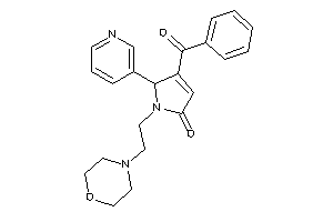 4-benzoyl-1-(2-morpholinoethyl)-5-(3-pyridyl)-3-pyrrolin-2-one