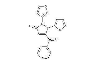 4-benzoyl-1-isoxazol-3-yl-5-(2-thienyl)-3-pyrrolin-2-one