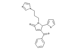 4-benzoyl-1-(3-imidazol-1-ylpropyl)-5-(2-thienyl)-3-pyrrolin-2-one