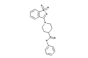 1-(1,1-diketo-1,2-benzothiazol-3-yl)isonipecot Phenyl Ester