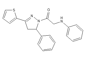 2-anilino-1-[5-phenyl-3-(2-thienyl)-2-pyrazolin-1-yl]ethanone