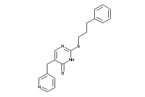 2-(3-phenylpropylthio)-5-(3-pyridylmethyl)-1H-pyrimidin-6-one